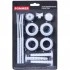 ROMMER 3/4 монтажный комплект 13 в 1 (RAL9016) c 3мя кронштейнами ROMMER 3/4 монтажный комплект 13 в 1 (RAL9016) c 3мя кронштейнами
