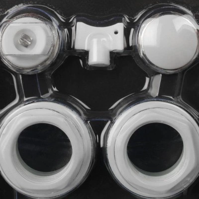 ROMMER 3/4 монтажный комплект c двумя кронштейнами 11 в 1 (RAL9016) ROMMER 3/4 монтажный комплект c двумя кронштейнами 11 в 1 (RAL9016)