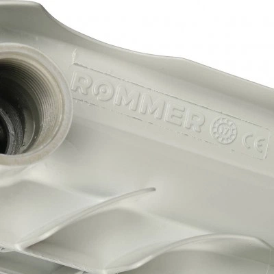 ROMMER Optima 500 Optima 500 12 секций радиатор алюминиевый (RAL9016) ROMMER Optima 500 Optima 500 12 секций радиатор алюминиевый (RAL9016)