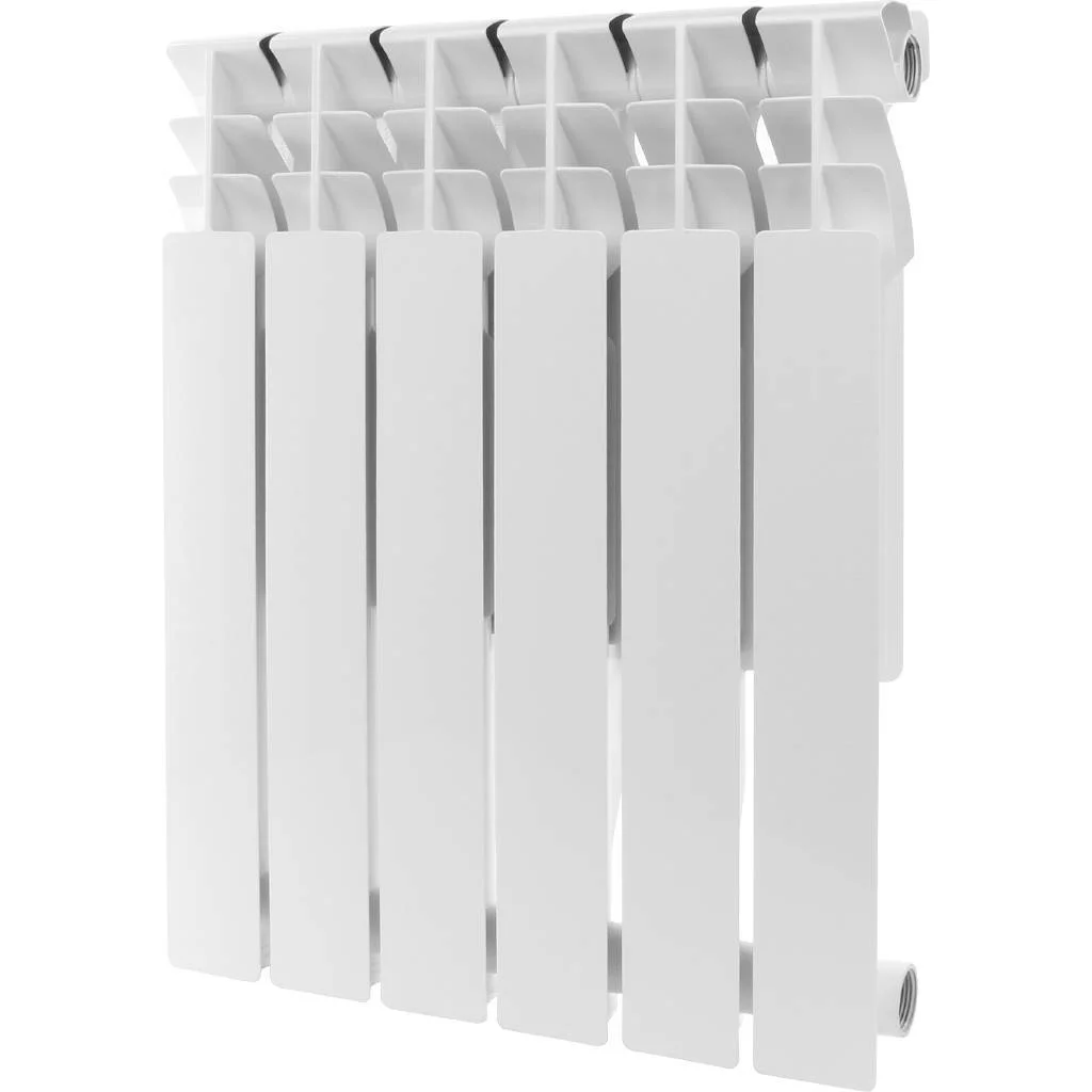 ROMMER Plus 500 Plus 500 6 секций радиатор алюминиевый (RAL9016) ROMMER Plus 500 Plus 500 6 секций радиатор алюминиевый (RAL9016)