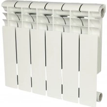 ROMMER Profi BM 350 (BI350-80-80-130) Profi BM 350 (BI350-80-80-130) 6 секций радиатор биметаллический (RAL9016)