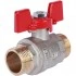 ROMMER Шаровой кран 3/4 НР/НР, ручка бабочка ROMMER Шаровой кран 3/4 НР/НР, ручка бабочка