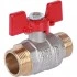 ROMMER Шаровой кран 3/4 НР/НР, ручка бабочка ROMMER Шаровой кран 3/4 НР/НР, ручка бабочка
