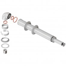 ROMMER RCA-6010-251220 Комплект дымохода АНТИЛЕД УНИВЕРСАЛЬНЫЙ 60/100 - 1220мм (кроме Immergas и Navien Deluxe75/100 стар.)