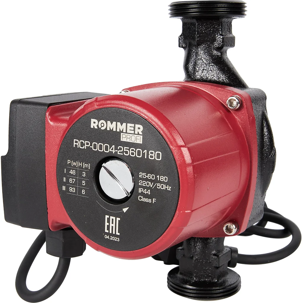 ROMMER RCP-0004 Profi RCP-0004-2560180 ROMMER Циркуляционный насос Profi 25/60-180 ROMMER RCP-0004 Profi RCP-0004-2560180 ROMMER Циркуляционный насос Profi 25/60-180