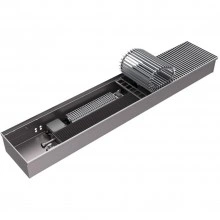 ROMMER RCQ-1000-0826140 ROMMER Конвектор внутрипольный RCQ 80.260.1400 220V без регулировки (Решётка роликовая, анодированный алюминий)