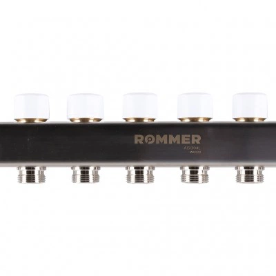 ROMMER RMS-1200-000008 ROMMER Коллектор из нержавеющей стали с расходомерами 8 вых. ROMMER RMS-1200-000008 ROMMER Коллектор из нержавеющей стали с расходомерами 8 вых.
