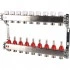 ROMMER RMS-1200-000009 ROMMER Коллектор из нержавеющей стали с расходомерами 9 вых. ROMMER RMS-1200-000009 ROMMER Коллектор из нержавеющей стали с расходомерами 9 вых.