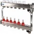 ROMMER RMS-1201-000006 ROMMER Коллектор из нержавеющей стали с расходомерами, с клапаном вып. воздуха и сливом 6 вых. ROMMER RMS-1201-000006 ROMMER Коллектор из нержавеющей стали с расходомерами, с клапаном вып. воздуха и сливом 6 вых.