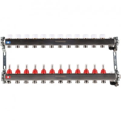 ROMMER RMS-1201-000012 ROMMER Коллектор из нержавеющей стали с расходомерами, с клапаном вып. воздуха и сливом 12 вых. ROMMER RMS-1201-000012 ROMMER Коллектор из нержавеющей стали с расходомерами, с клапаном вып. воздуха и сливом 12 вых.