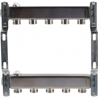 ROMMER RMS-4401-000005 ROMMER Коллектор из нержавеющей стали для радиаторной разводки 5 вых. ROMMER RMS-4401-000005 ROMMER Коллектор из нержавеющей стали для радиаторной разводки 5 вых.