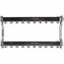 ROMMER RMS-4401-000010 ROMMER Коллектор из нержавеющей стали для радиаторной разводки 10 вых.