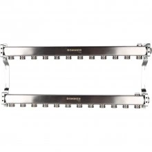 ROMMER RMS-4401-000012 ROMMER Коллектор из нержавеющей стали для радиаторной разводки 12 вых.