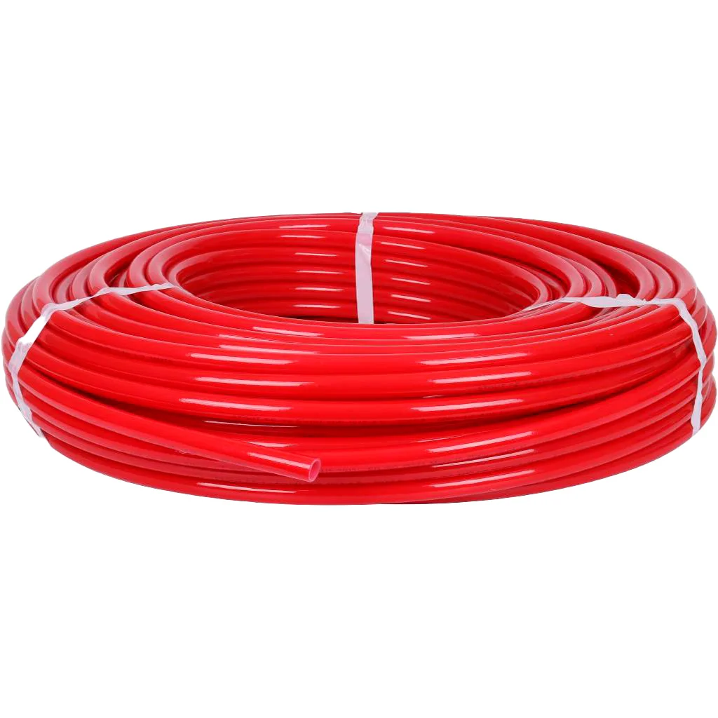 Труба ROMMER PEX из сшитого полиэтилена с кислородным слоем, красная, 20х2,0 (бухта 100 метров)