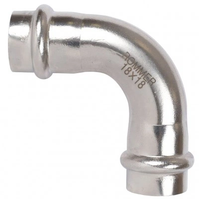 ROMMER RSS-0003-000018 ROMMER Угольник 90°-ВПр, 18, из нержавеющей стали прессовой ROMMER RSS-0003-000018 ROMMER Угольник 90°-ВПр, 18, из нержавеющей стали прессовой