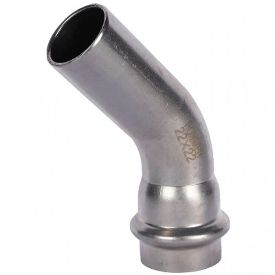 ROMMER RSS-0004-000022 ROMMER Угольник однораструбный 45°-НПр, 22, из нержавеющей стали прессовой ROMMER RSS-0004-000022 ROMMER Угольник однораструбный 45°-НПр, 22, из нержавеющей стали прессовой