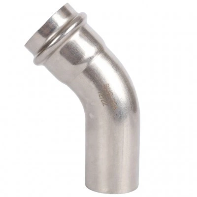 ROMMER RSS-0004-000042 ROMMER Угольник однораструбный 45°-НПр, 42, из нержавеющей стали прессовой ROMMER RSS-0004-000042 ROMMER Угольник однораструбный 45°-НПр, 42, из нержавеющей стали прессовой