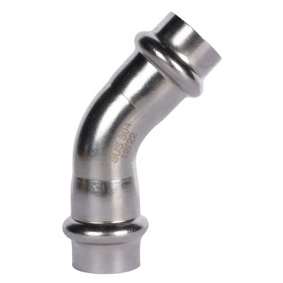 ROMMER RSS-0005-000015 ROMMER Угольник 45°-ВПр, 15, из нержавеющей стали прессовой ROMMER RSS-0005-000015 ROMMER Угольник 45°-ВПр, 15, из нержавеющей стали прессовой