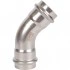 ROMMER RSS-0005-000042 ROMMER Угольник 45°-ВПр, 42, из нержавеющей стали прессовой ROMMER RSS-0005-000042 ROMMER Угольник 45°-ВПр, 42, из нержавеющей стали прессовой