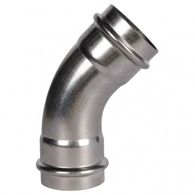 ROMMER RSS-0005-000054 ROMMER Угольник 45°-ВПр, 54, из нержавеющей стали прессовой ROMMER RSS-0005-000054 ROMMER Угольник 45°-ВПр, 54, из нержавеющей стали прессовой