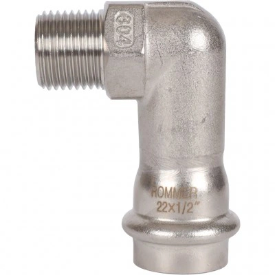 ROMMER RSS-0010-002212 ROMMER Угольник-переходник-НР, 22х1/2, из нержавеющей стали прессовой ROMMER RSS-0010-002212 ROMMER Угольник-переходник-НР, 22х1/2, из нержавеющей стали прессовой