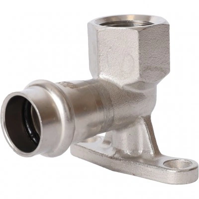 ROMMER RSS-0011-001812 ROMMER Угольник настенный с креплением-ВР, 18х1/2, из нержавеющей стали прессовой ROMMER RSS-0011-001812 ROMMER Угольник настенный с креплением-ВР, 18х1/2, из нержавеющей стали прессовой