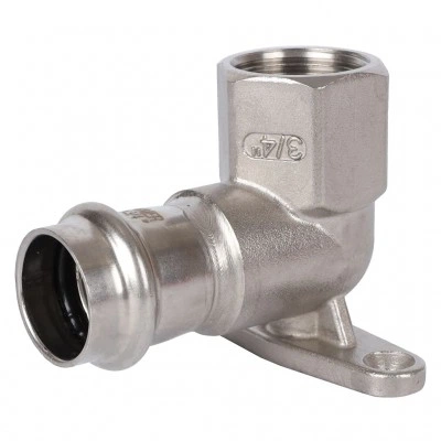 ROMMER RSS-0011-002234 ROMMER Угольник настенный с креплением-ВР, 22х3/4, из нержавеющей стали прессовой ROMMER RSS-0011-002234 ROMMER Угольник настенный с креплением-ВР, 22х3/4, из нержавеющей стали прессовой