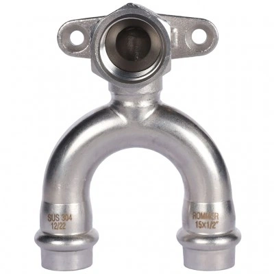 ROMMER RSS-0012-001512 ROMMER Угольник проходной настенный с креплением-ВР, 15х1/2, из нержавеющей стали прессовой ROMMER RSS-0012-001512 ROMMER Угольник проходной настенный с креплением-ВР, 15х1/2, из нержавеющей стали прессовой
