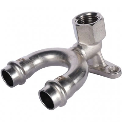 ROMMER RSS-0012-001512 ROMMER Угольник проходной настенный с креплением-ВР, 15х1/2, из нержавеющей стали прессовой ROMMER RSS-0012-001512 ROMMER Угольник проходной настенный с креплением-ВР, 15х1/2, из нержавеющей стали прессовой