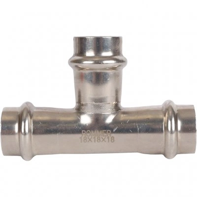 ROMMER RSS-0013-000018 ROMMER Тройник равнопроходной, 18, из нержавеющей стали прессовой ROMMER RSS-0013-000018 ROMMER Тройник равнопроходной, 18, из нержавеющей стали прессовой