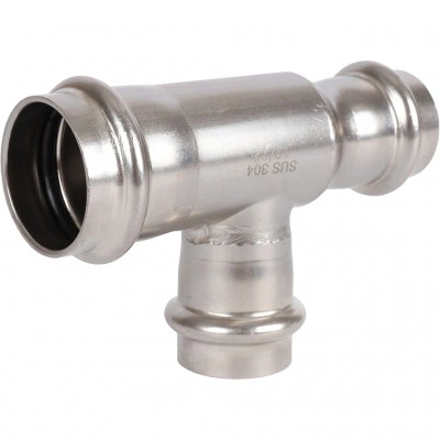 ROMMER RSS-0014-282222 Тройник переходной, 28х22х22, из нержавеющей стали прессовой ROMMER RSS-0014-282222 Тройник переходной, 28х22х22, из нержавеющей стали прессовой