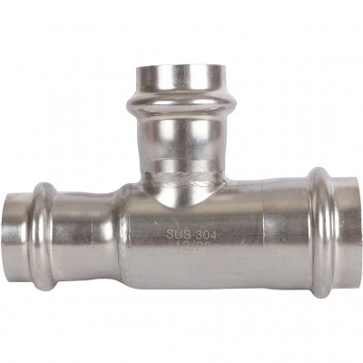 ROMMER RSS-0014-282222 Тройник переходной, 28х22х22, из нержавеющей стали прессовой ROMMER RSS-0014-282222 Тройник переходной, 28х22х22, из нержавеющей стали прессовой
