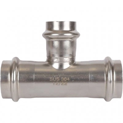 ROMMER RSS-0014-282228 Тройник переходной, 28х22х28, из нержавеющей стали прессовой ROMMER RSS-0014-282228 Тройник переходной, 28х22х28, из нержавеющей стали прессовой