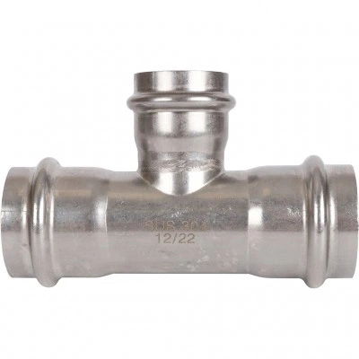 ROMMER RSS-0014-423542 Тройник переходной, 42х35х42, из нержавеющей стали прессовой ROMMER RSS-0014-423542 Тройник переходной, 42х35х42, из нержавеющей стали прессовой