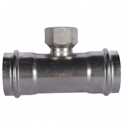 ROMMER RSS-0015-000541 ROMMER Тройник-переходник-ВР, 54х1, из нержавеющей стали прессовой ROMMER RSS-0015-000541 ROMMER Тройник-переходник-ВР, 54х1, из нержавеющей стали прессовой