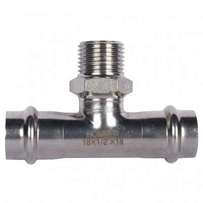 ROMMER RSS-0015-001812 ROMMER Тройник-переходник-ВР, 18х1/2, из нержавеющей стали прессовой ROMMER RSS-0015-001812 ROMMER Тройник-переходник-ВР, 18х1/2, из нержавеющей стали прессовой