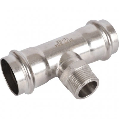ROMMER RSS-0016-000421 ROMMER Тройник-переходник-НР, 42х1, из нержавеющей стали прессовой ROMMER RSS-0016-000421 ROMMER Тройник-переходник-НР, 42х1, из нержавеющей стали прессовой