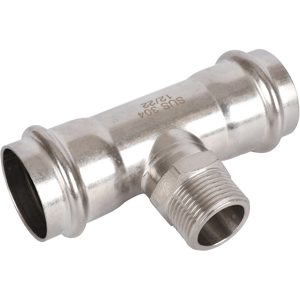 ROMMER RSS-0016-000421 ROMMER Тройник-переходник-НР, 42х1, из нержавеющей стали прессовой ROMMER RSS-0016-000421 ROMMER Тройник-переходник-НР, 42х1, из нержавеющей стали прессовой