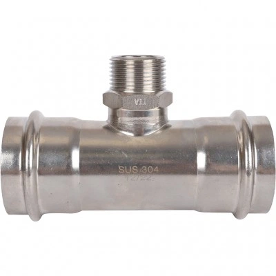ROMMER RSS-0016-000541 ROMMER Тройник-переходник-НР, 54х1, из нержавеющей стали прессовой ROMMER RSS-0016-000541 ROMMER Тройник-переходник-НР, 54х1, из нержавеющей стали прессовой