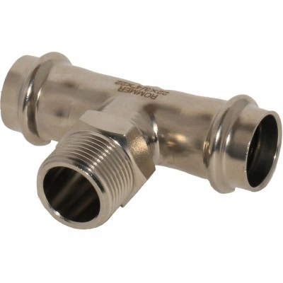 ROMMER RSS-0016-002234 ROMMER Тройник-переходник-НР, 22х3/4, из нержавеющей стали прессовой ROMMER RSS-0016-002234 ROMMER Тройник-переходник-НР, 22х3/4, из нержавеющей стали прессовой