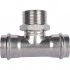 ROMMER RSS-0016-035114 ROMMER Тройник-переходник-НР, 35х1 1/4, из нержавеющей стали прессовой ROMMER RSS-0016-035114 ROMMER Тройник-переходник-НР, 35х1 1/4, из нержавеющей стали прессовой