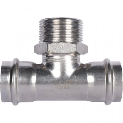 ROMMER RSS-0016-035114 ROMMER Тройник-переходник-НР, 35х1 1/4, из нержавеющей стали прессовой ROMMER RSS-0016-035114 ROMMER Тройник-переходник-НР, 35х1 1/4, из нержавеющей стали прессовой