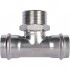ROMMER RSS-0016-035114 ROMMER Тройник-переходник-НР, 35х1 1/4, из нержавеющей стали прессовой ROMMER RSS-0016-035114 ROMMER Тройник-переходник-НР, 35х1 1/4, из нержавеющей стали прессовой