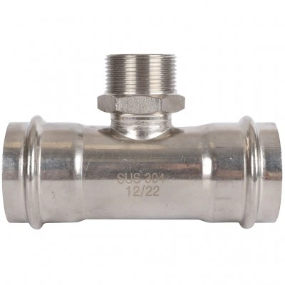 ROMMER RSS-0016-054114 ROMMER Тройник-переходник-НР, 54х1 1/4, из нержавеющей стали прессовой ROMMER RSS-0016-054114 ROMMER Тройник-переходник-НР, 54х1 1/4, из нержавеющей стали прессовой