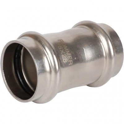 ROMMER RSS-0017-000028 Муфта равнопроходная, 28, из нержавеющей стали прессовой ROMMER RSS-0017-000028 Муфта равнопроходная, 28, из нержавеющей стали прессовой