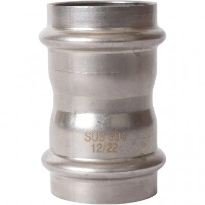 ROMMER RSS-0017-000035 Муфта равнопроходная, 35, из нержавеющей стали прессовой ROMMER RSS-0017-000035 Муфта равнопроходная, 35, из нержавеющей стали прессовой