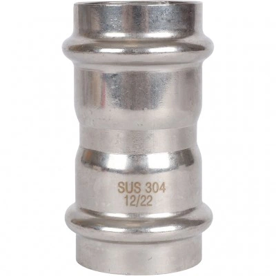 ROMMER RSS-0017-000042 Муфта равнопроходная, 42, из нержавеющей стали прессовой ROMMER RSS-0017-000042 Муфта равнопроходная, 42, из нержавеющей стали прессовой