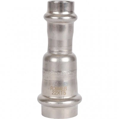 ROMMER RSS-0018-002215 Муфта переходная, 22х15, из нержавеющей стали прессовой ROMMER RSS-0018-002215 Муфта переходная, 22х15, из нержавеющей стали прессовой
