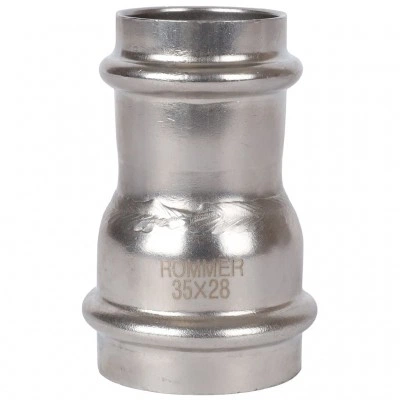 ROMMER RSS-0018-003528 Муфта переходная, 35х28, из нержавеющей стали прессовой ROMMER RSS-0018-003528 Муфта переходная, 35х28, из нержавеющей стали прессовой