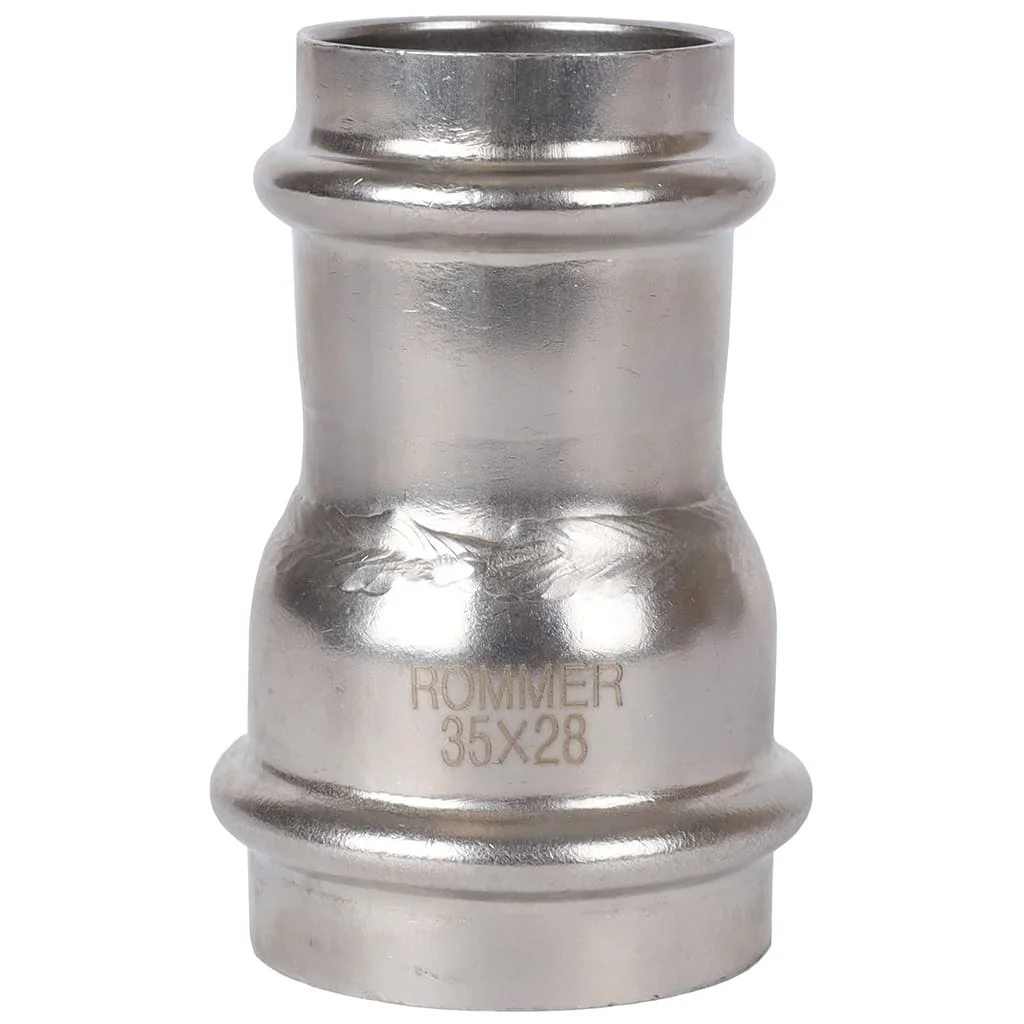 ROMMER RSS-0018-003528 Муфта переходная, 35х28, из нержавеющей стали прессовой ROMMER RSS-0018-003528 Муфта переходная, 35х28, из нержавеющей стали прессовой